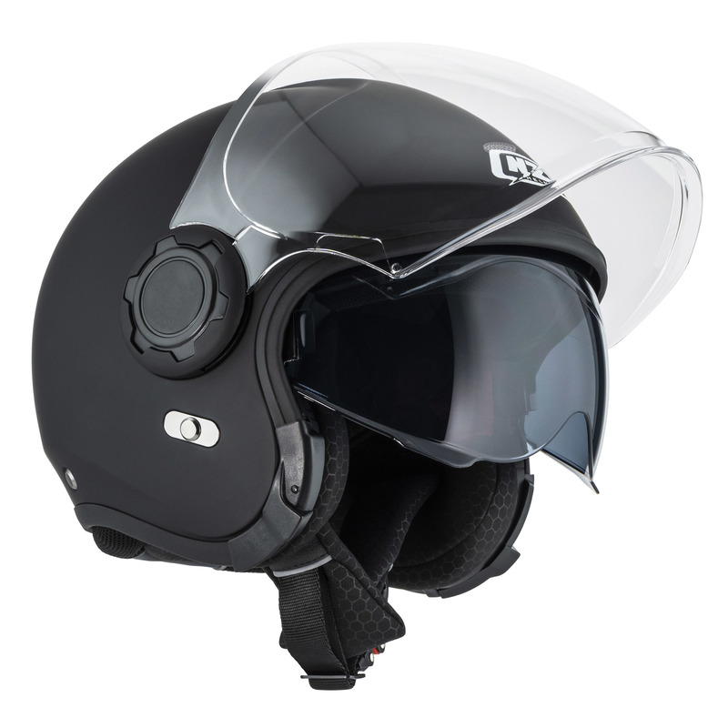 KASK MOTOCYKLOWY NZI RINGWAY 2 DUO MATT BLACK