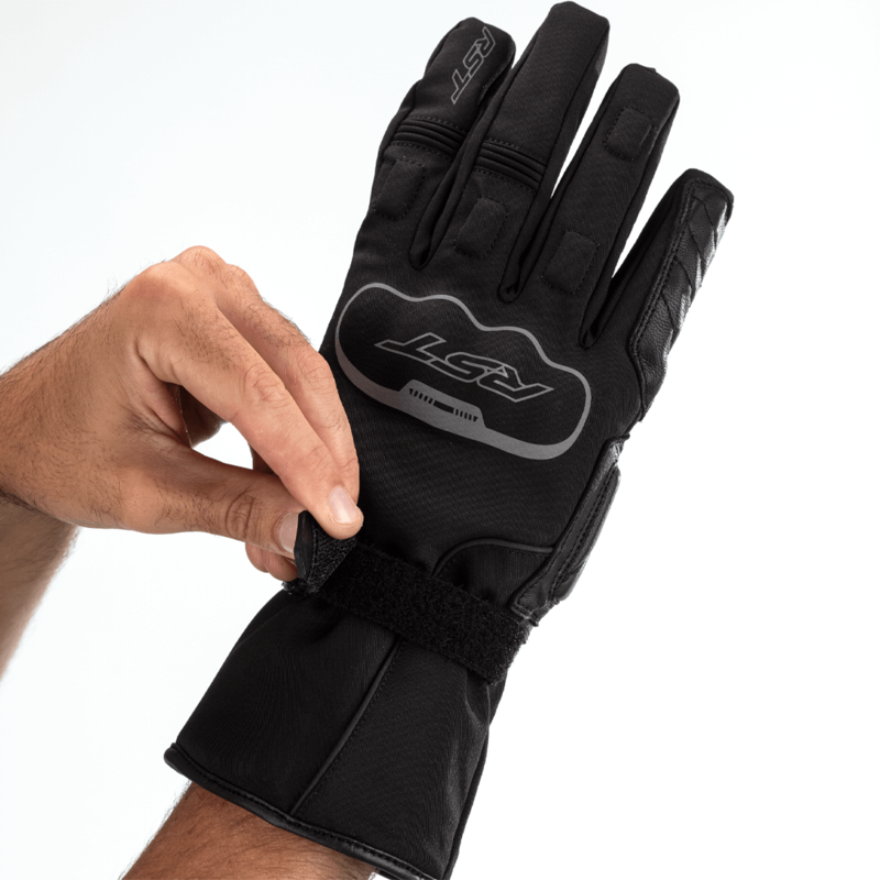 RĘKAWICE MOTOCYKLOWE RST AXIOM WP BLACK XS