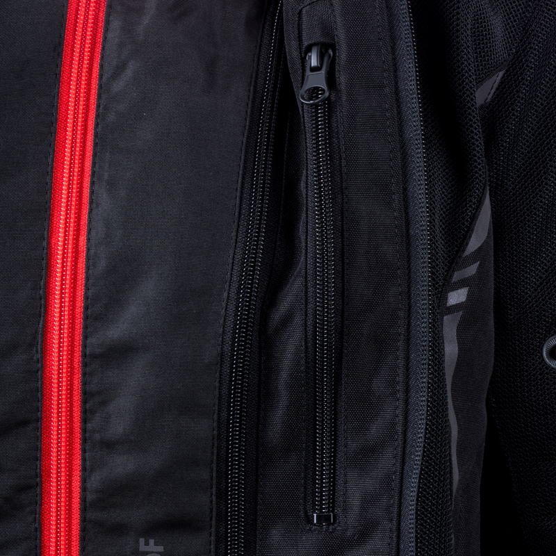 KURTKA MOTOCYKLOWA TEKSTYLNA DAMSKA OZONE JET 2 BLACK WXS