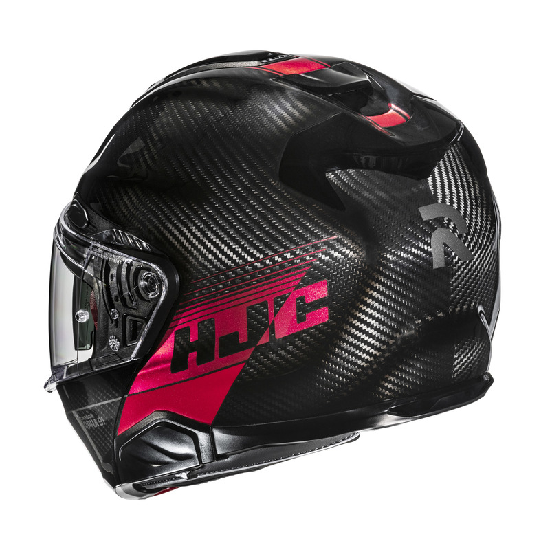 KASK MOTOCYKLOWY HJC RPHA91 CARBON ELIG RED S