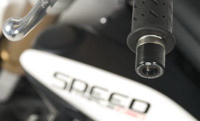 KOŃCÓWKI KIEROWNICY RG RACING TRIUMPH DAYTONA 955 00 ONWARDS, SPEED TRIPLE 11-15 BLACK