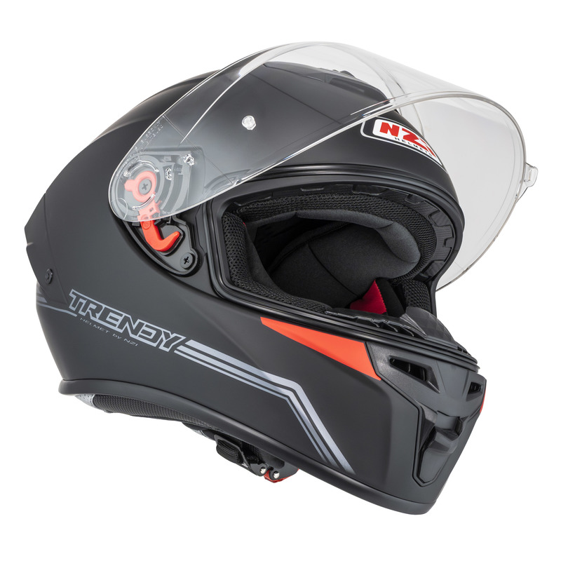 KASK MOTOCYKLOWY NZI TRENDY STREAM SOLID NOUVEAU MATT BLACK L