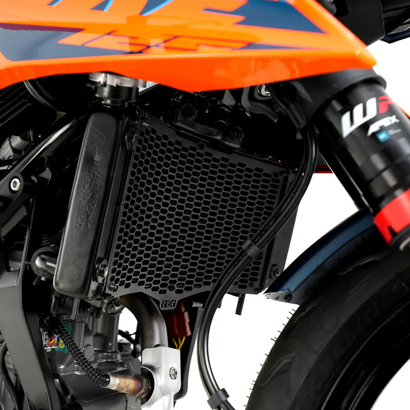 OSŁONA CHŁODNICY RG RACING PRO KTM RC390/200/125 22-, 125 DUKE 24-, HUSQVARNA VITPILEN 401 24- ORANG