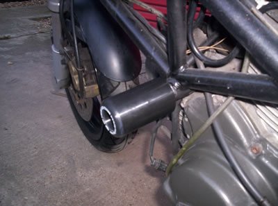 CRASHPADY CLASSIC RG RACING DUCATI MONSTER 97- 00 BLACK