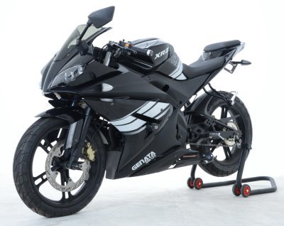 CRASHPADY AERO RG RACING GENATA XRZ125 BLACK