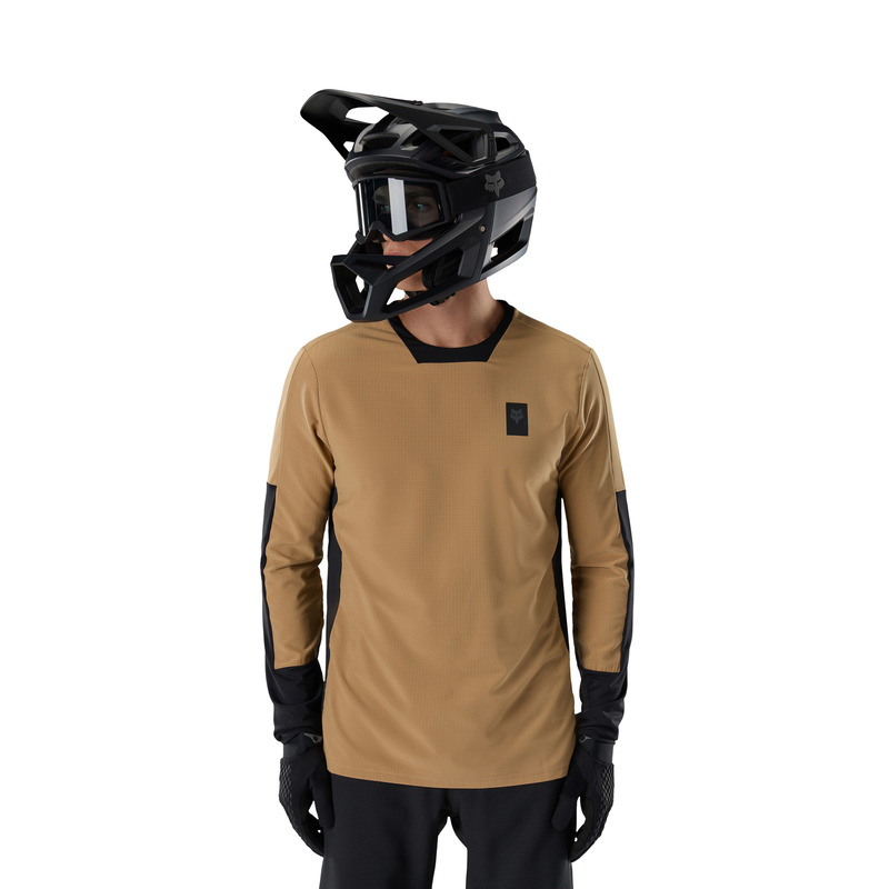 KOSZULKA ROWEROWA Z DŁUGIM RĘKAWEM FOX DEFEND THERMAL BROWN SUGAR XL