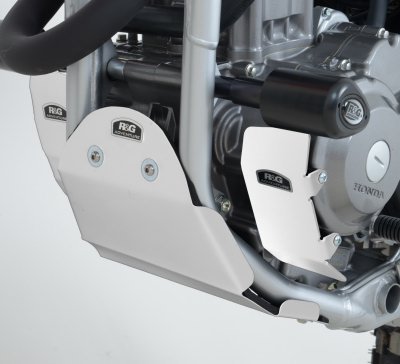 OSŁONA SILNIKA RG RACING HONDA CRF250L 13-, LEWA STRONA ALUMINIUM SILVER