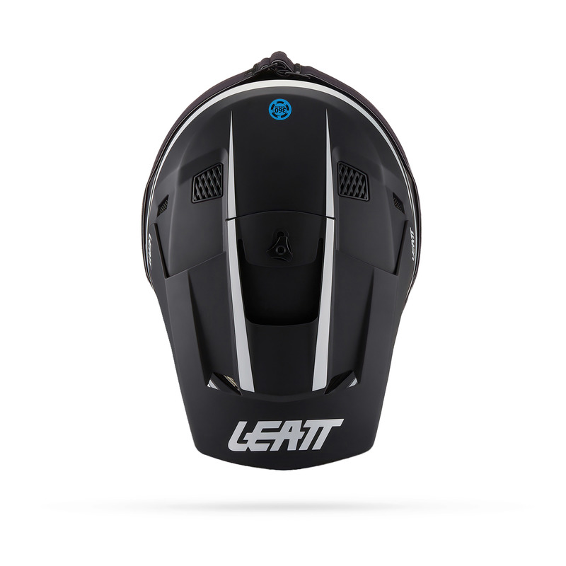 KASK MOTOCYKLOWY Z GOGLAMI LEATT KIT MOTO 3.5 BLACK