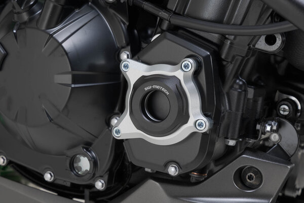 OSŁONA SILNIKA SW-MOTECH KAWASAKI Z900 MODELS (16-) BLACK/SILVER