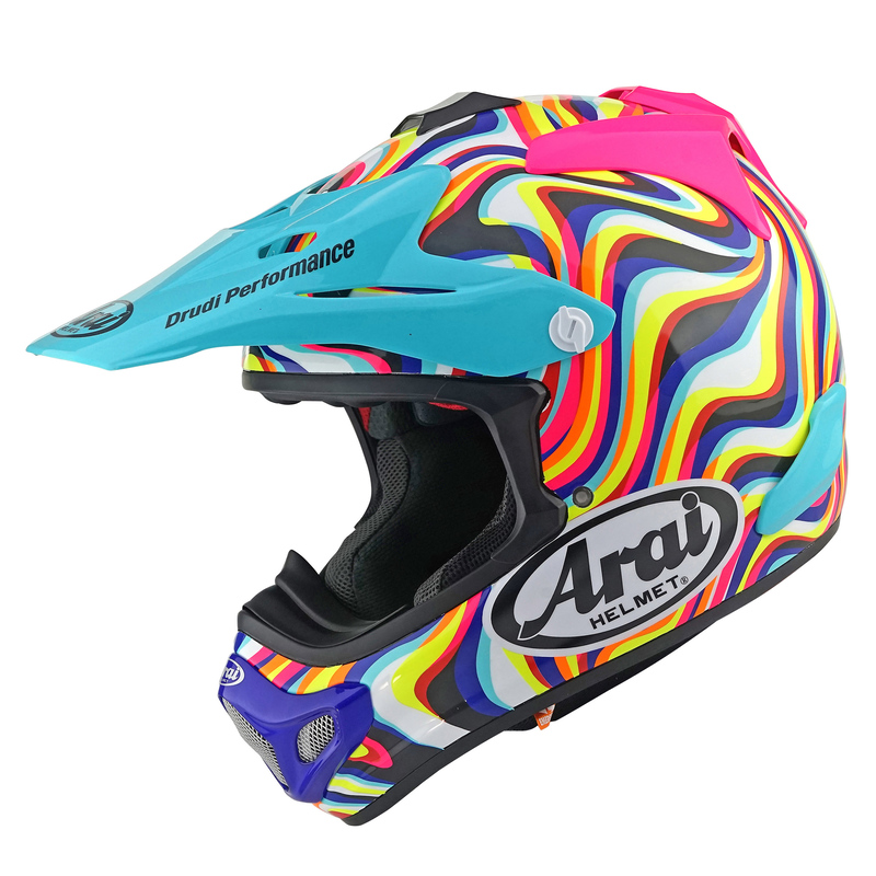 KASK MOTOCYKLOWY ARAI MX-V EVO STREAM PINK S