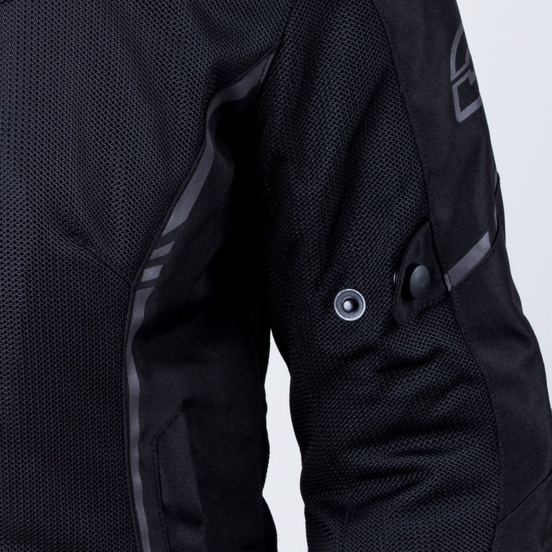 KURTKA MOTOCYKLOWA TEKSTYLNA DAMSKA OZONE JET 2 BLACK WXS