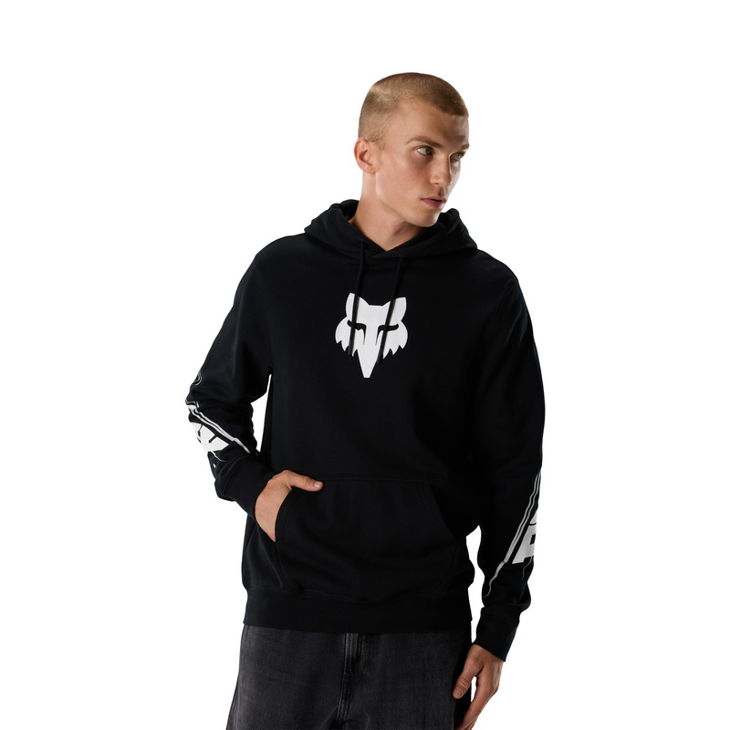 BLUZA Z KAPTUREM FOX APEX FLEECE PO BLACK