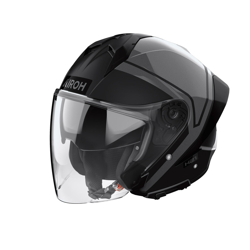 KASK MOTOCYKLOWY AIROH H21 SQUARE MATT GLOSS XL