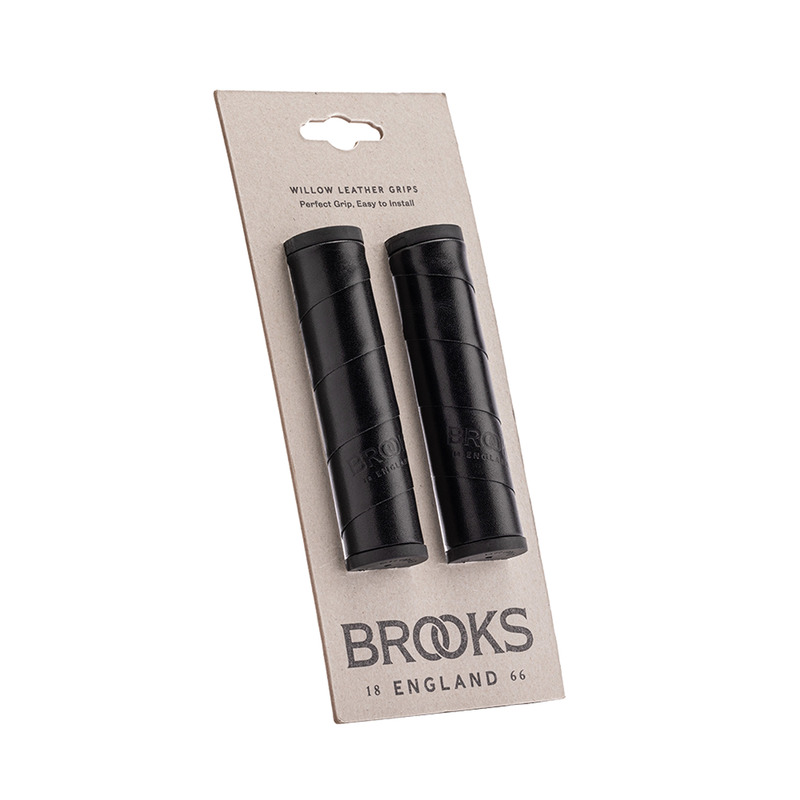 GRIPS BROOKS WILLOW LEATHER GRIP 130/130 BLACK
