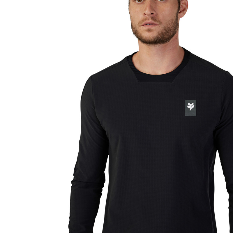KOSZULKA ROWEROWA Z DŁUGIM RĘKAWEM FOX DEFEND THERMAL BLACK XXL