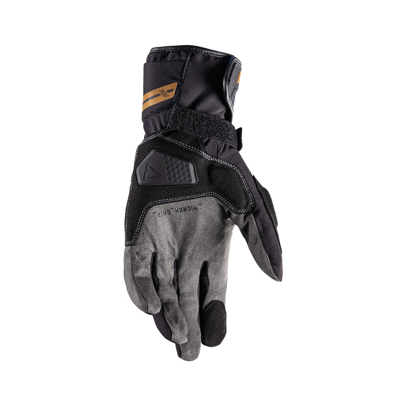 RĘKAWICE MOTOCYKLOWE LEATT ADV HYDRADRI 6.5 STEALTH BLACK GREY
