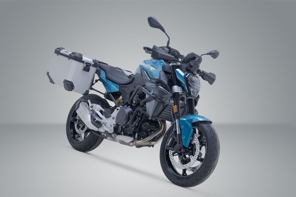 ZESTAW KUFRA CENTRALNEGO TRAX ADV SW-MOTECH 45/45 L. BMW F 900 R / XR (24-) SILVER