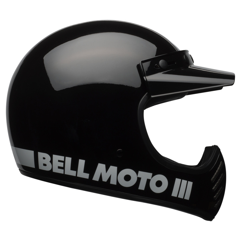 KASK MOTOCYKLOWY BELL MOTO-3 CLASSIC BLACK