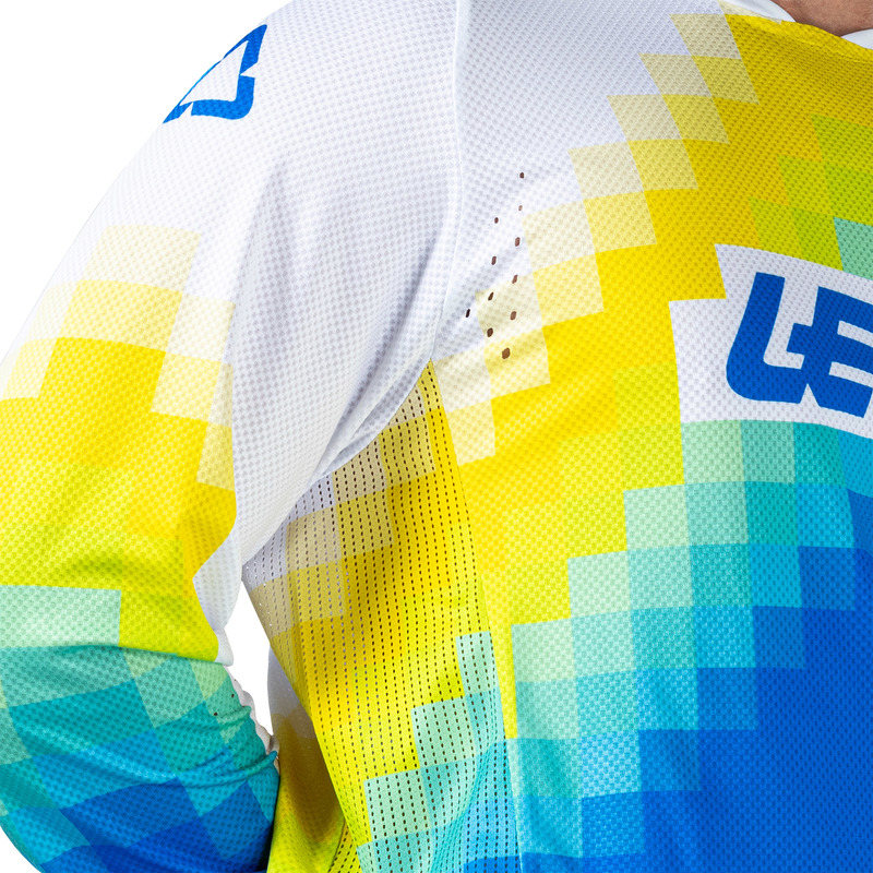 BLUZA OFFROADOWA LEATT MOTO 4.5 LITE PIXEL BLUE