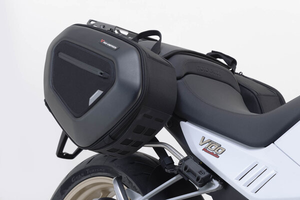 ZESTAW SAKW PRO BLAZE I STELAŻY SW-MOTECH MOTO GUZZI V1000 MANDELLO/S 22- BLACK