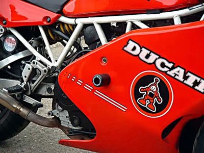 CRASHPADY CLASSIC RG RACING DUCATI 750SS (EARLY 90S) BLACK