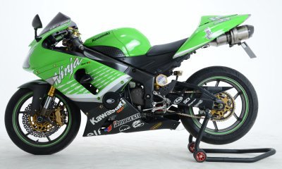 OSŁONA SILNIKA RG RACING KAWASAKI ZX6-R 05-06, LEWA STRONA OSŁONA GENERATORA BLACK