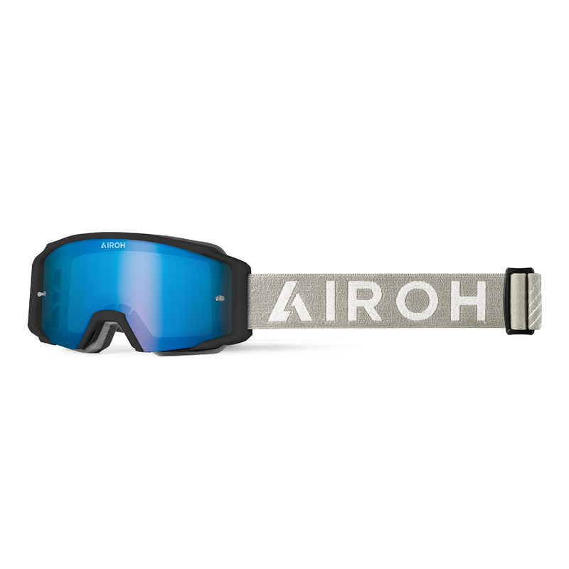 GOGLE AIROH BLAST XR1 MATT BLACK - SZYBA BLUE MIRRORED (1 SZYBA W ZESTAWIE)