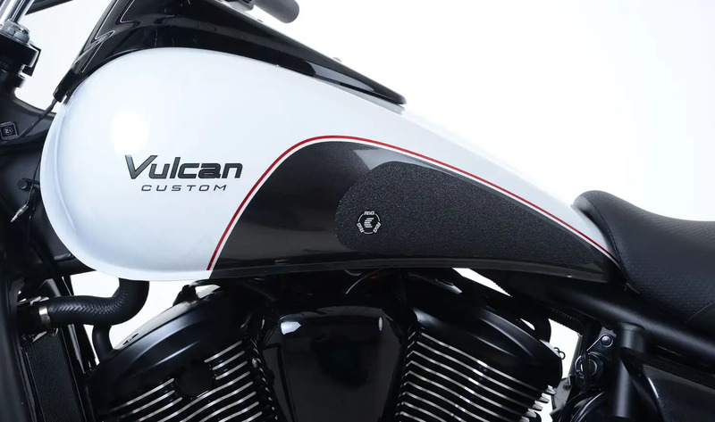 NAKLEJKA NA BAK TANKPAD ANTYPOŚLIZGOWY 2 CZĘŚCI RG RACING KAWASAKI VN900 CUSTOM (07-) CLEAR
