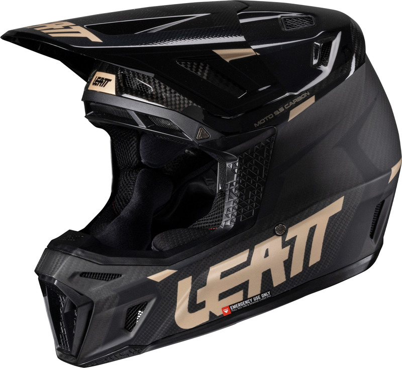 KASK MOTOCYKLOWY Z GOGLAMI LEATT KIT MOTO 9.5 CARBON