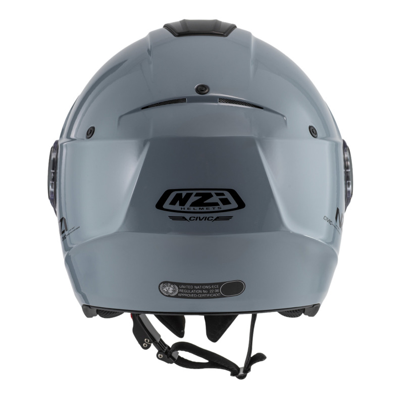 KASK MOTOCYKLOWY NZI CIVIC SOLID NOUVEAU NARDO GREY XS