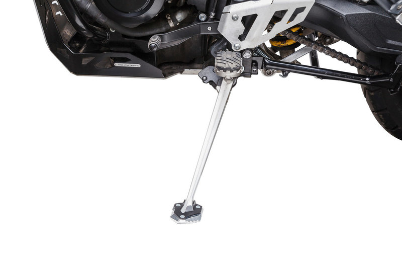 NAKŁADKA NÓŻKI BOCZNEJ SW-MOTECH TRIUMPH TIGER 800 MODELS (10-17) BLACK SILVER