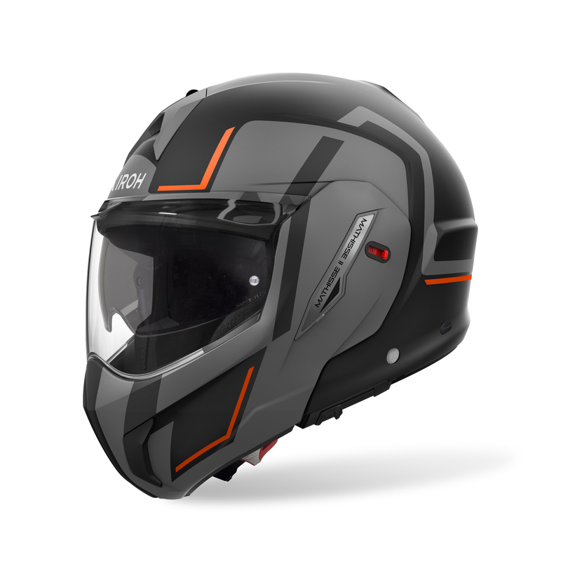 KASK MOTOCYKLOWY AIROH MATHISSE 2 GENIUS ORANGE MATT S