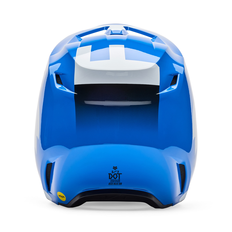 KASK MOTOCYKLOWY FOX V1 SHIELD BLUE