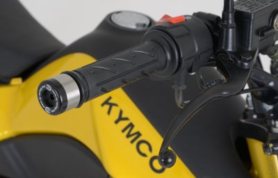 KOŃCÓWKI KIEROWNICY RG RACING KYMCO 125 K-PIPE 13- BLACK