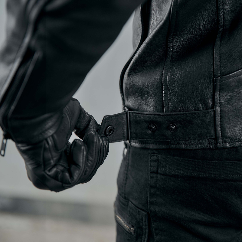 KURTKA MOTOCYKLOWA SKÓRZANA REBELHORN IMPALA BLACK