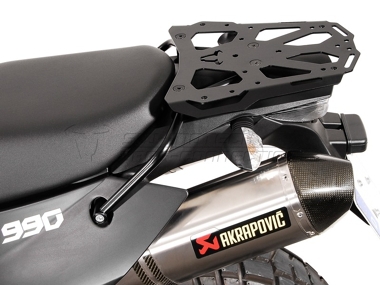 STELAŻ POD BAGAŻ CENTRALNY STEEL-RACK SW-MOTECH KTM LC8 950-990 ADVENTURE BLACK