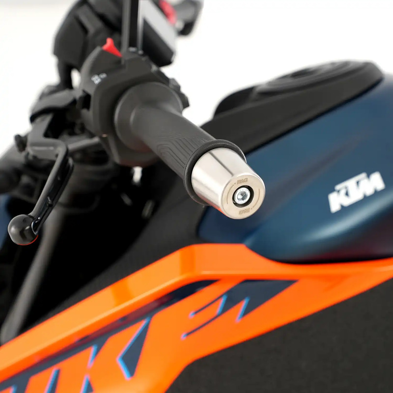 KOŃCÓWKI KIEROWNICY RG RACING KTM 125 DUKE 24-, RC125/200/390 22- STAL NIERDZEWNA
