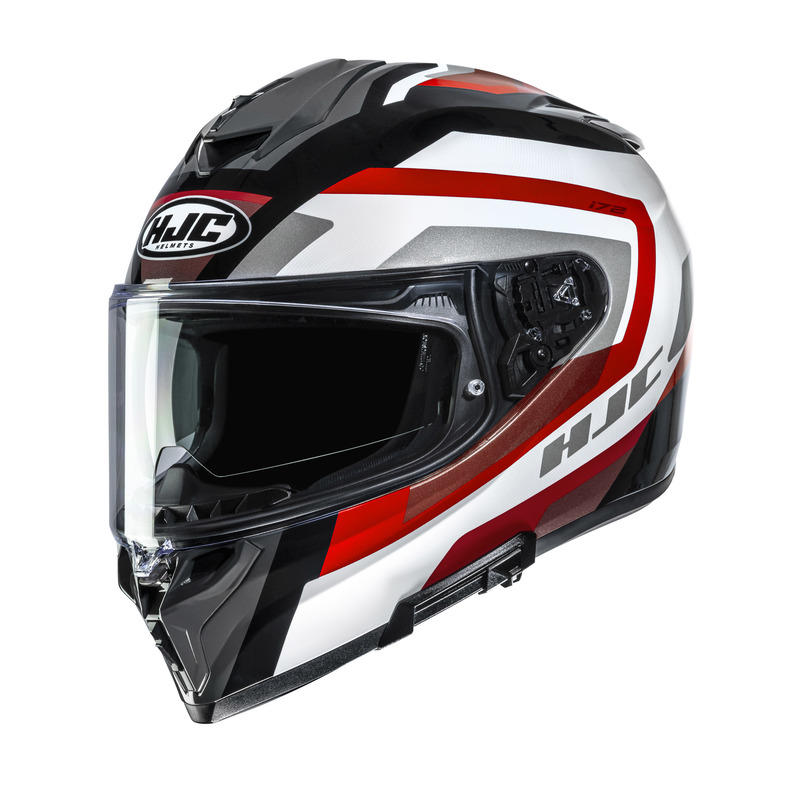 KASK MOTOCYKLOWY HJC I72 SHARD BLACK RED M