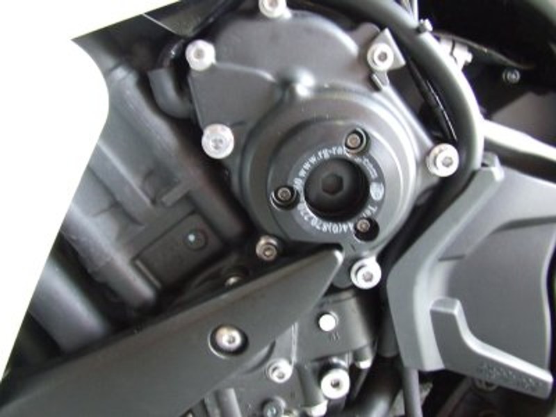SLIDERY SILNIKA RG RACING YAMAHA R1 07-08, LEWA STRONA BLACK