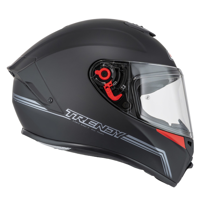 KASK MOTOCYKLOWY NZI TRENDY STREAM SOLID NOUVEAU MATT BLACK L