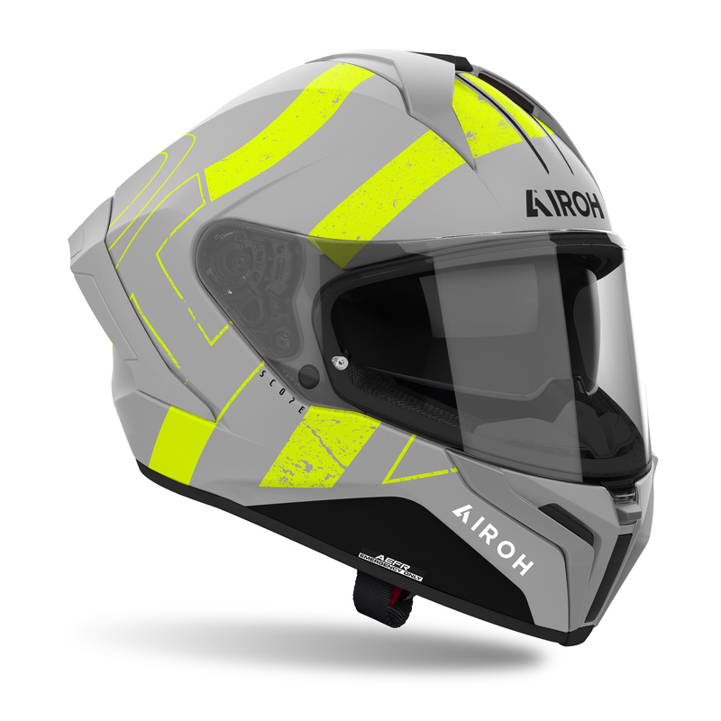 KASK MOTOCYKLOWY AIROH MATRYX SCOPE YELLOW MATT XL