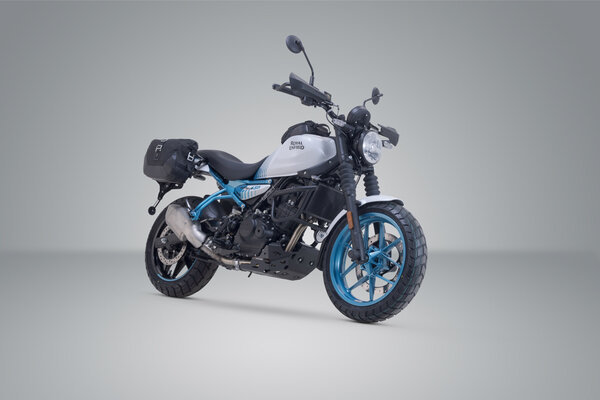 ZESTAW SAKW I STELAŻY LEGEND GEAR LC BLACK EDITION SW-MOTECH ROYAL ENFIELD GUERILLA 450 (23-)