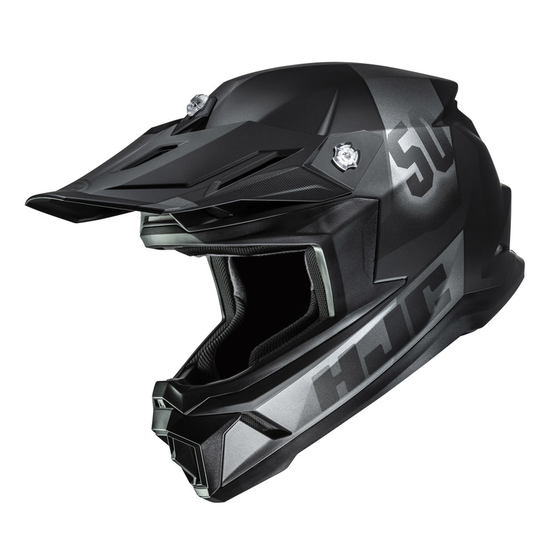 KASK MOTOCYKLOWY JUNIOR HJC Y50 DASH BLACK GREY YL