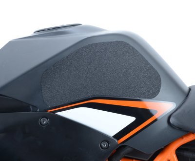 NAKLEJKA NA BAK TANKPAD ANTYPOŚLIZGOWY 2 CZĘŚCI RG RACING KTM RC125 / 200 / 390 BLACK
