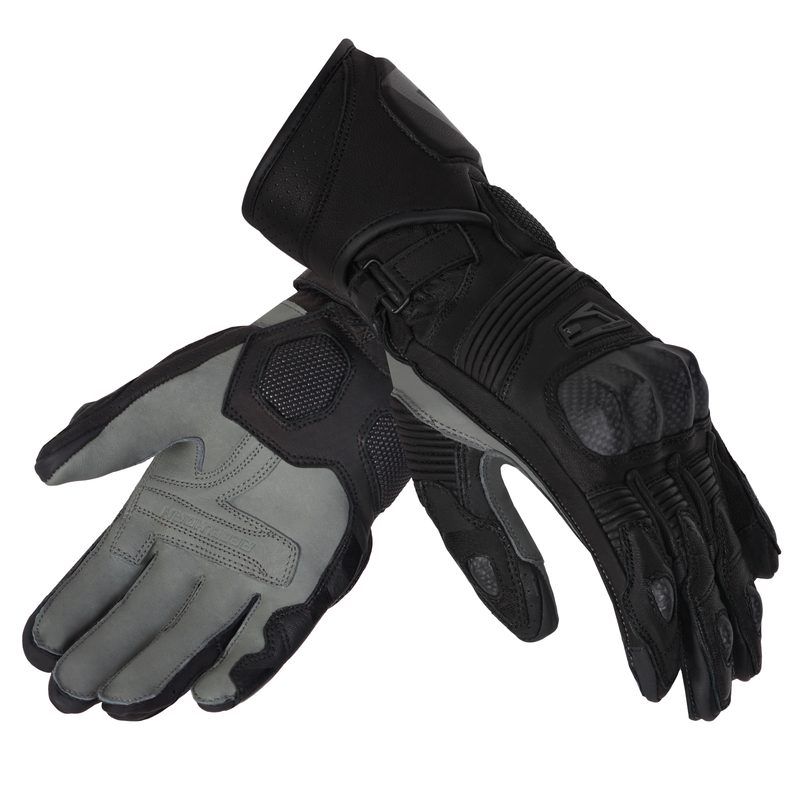 RĘKAWICE MOTOCYKLOWE REBELHORN FIGHTER BLACK