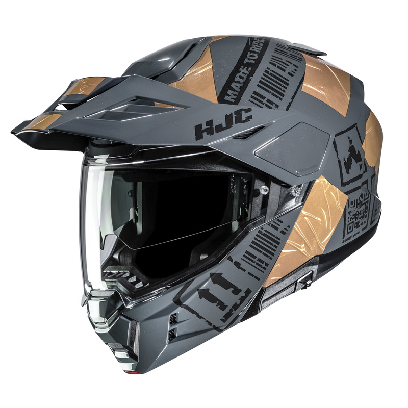 KASK MOTOCYKLOWY HJC I80 REIGN GREY BEIGE S
