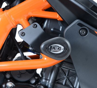 CRASHPADY AERO RG RACING KTM RC125/200, RC390 UP TO 21 BLACK
