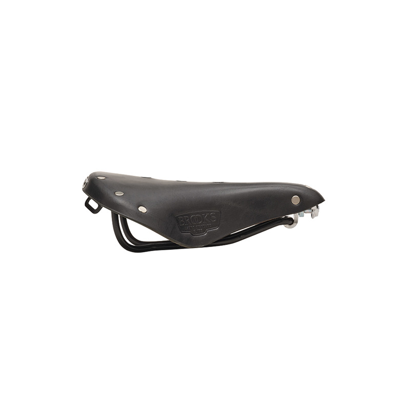 SIODEŁKO SKÓRZANE BROOKS B17 SHORT BLACK