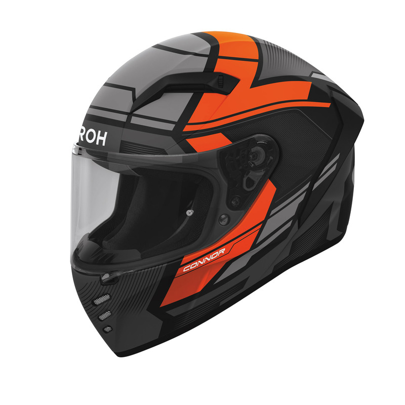 KASK MOTOCYKLOWY AIROH CONNOR EGO ORANGE MATT XXL
