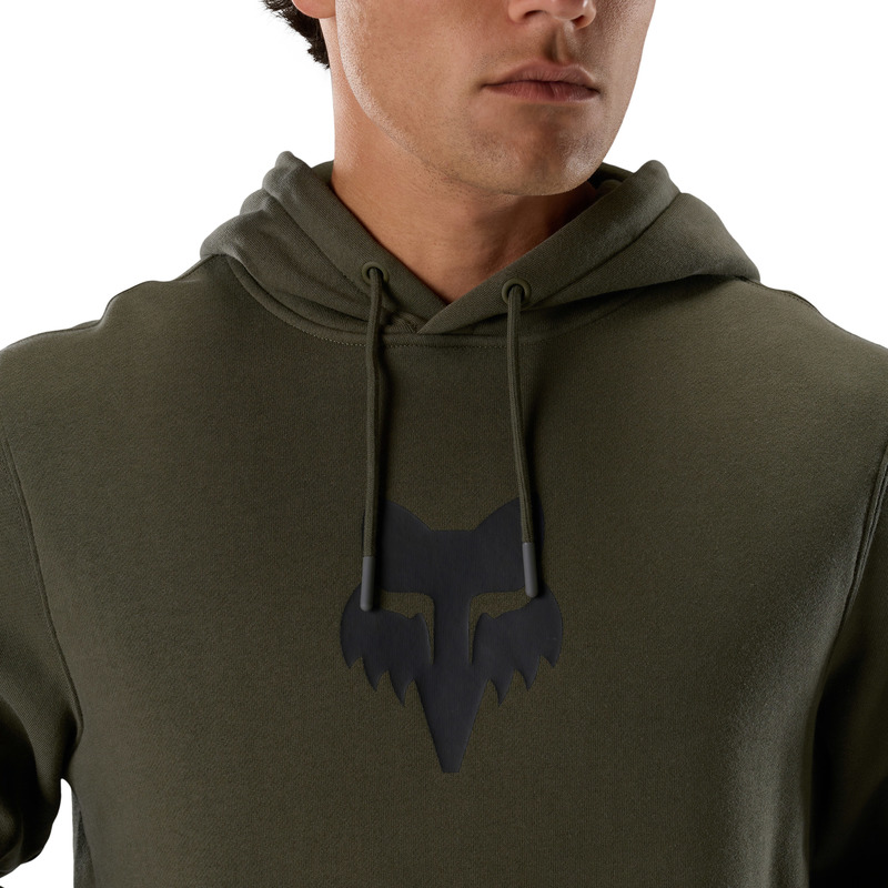 BLUZA Z KAPTUREM FOX HEAD FLEECE PO OLIVE GREEN